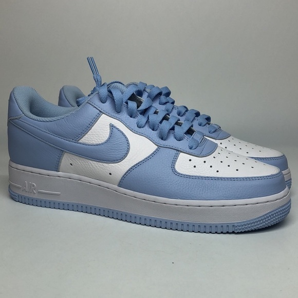 Women’s Nike By You Air Force 1 Low White Soft Blue DV3907-900 sz 12 / mens 10.5 - Picture 2 of 6
